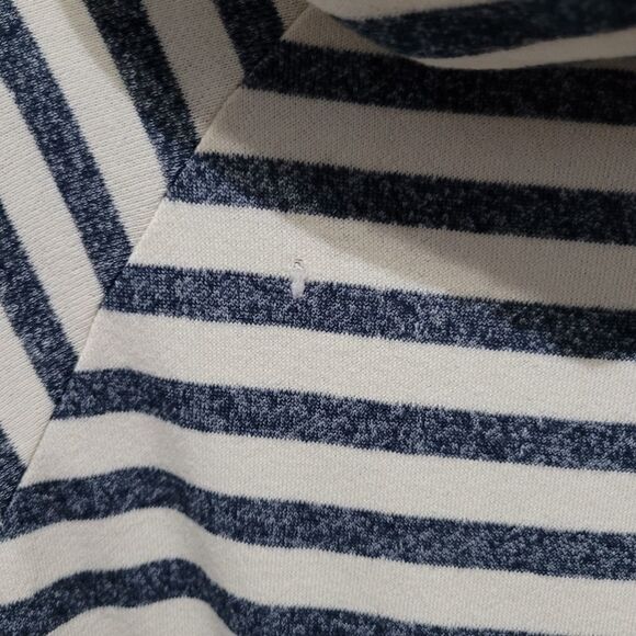 Macy's cowl neck stripe sweatshirt - Picture 3 of 3